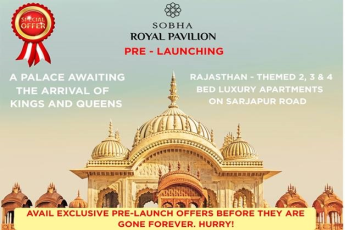Avail exclusive pre-launch offers at Sobha Royal Pavilion in Bangalore